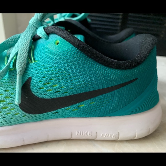 Blue nike free run sneakers - Picture 4 of 6